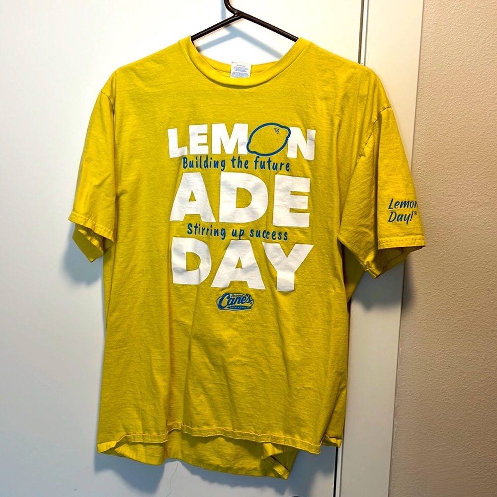Raising Cane’s! Chicken Fingers 2020 Lemonade Day Crew Shirt!